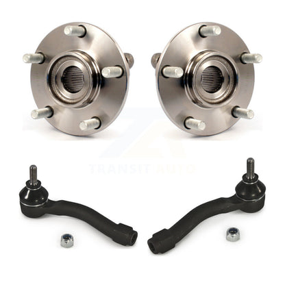 Wheel Bearing And Tie Rod End Front Kit For 2007-2012 Nissan Sentra 2.5L