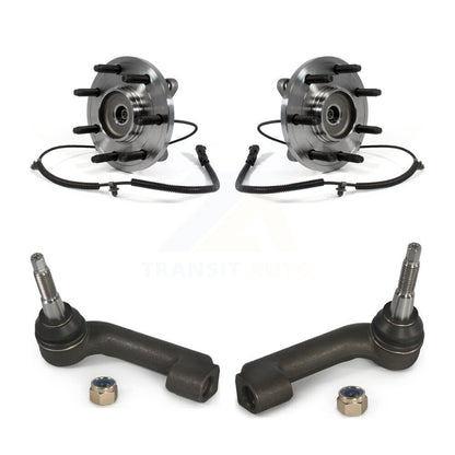 Wheel Bearing And Tie Rod End Front Kit For Ford F-150 With 7 Lug Wheels
