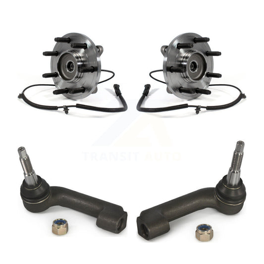 Wheel Bearing And Tie Rod End Front Kit For Ford F-150 With 7 Lug Wheels