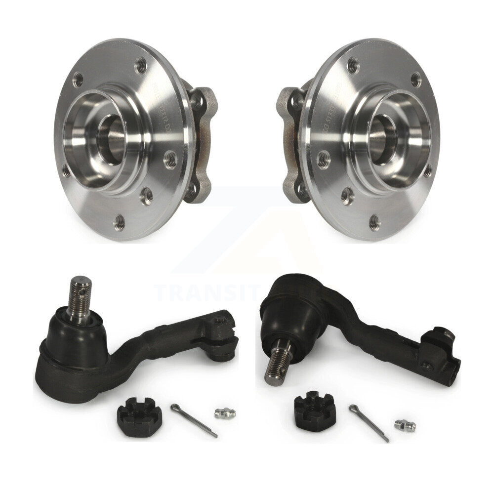 Wheel Bearing And Tie Rod End Front Kit For 2012-2015 BMW X1 AWD