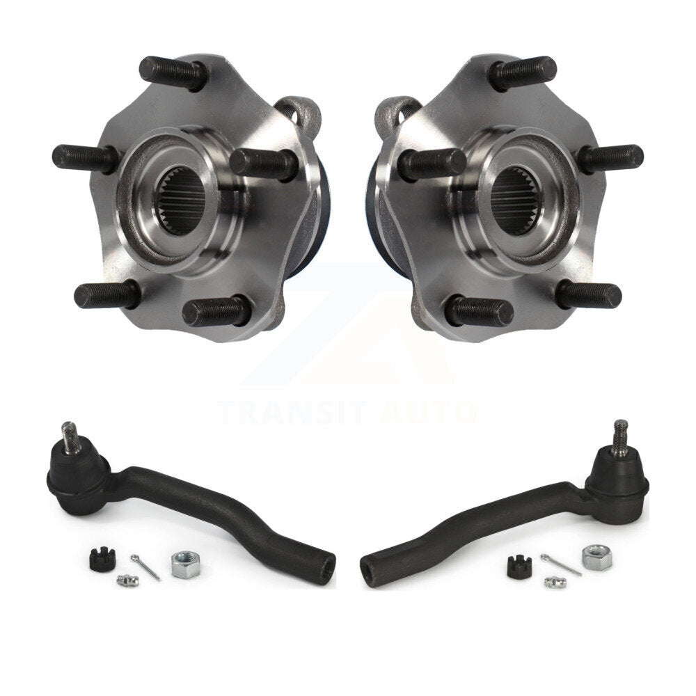 Wheel Bearing Tie Rod End Front Kit For Nissan Sentra NV200 LEAF Chevrolet City