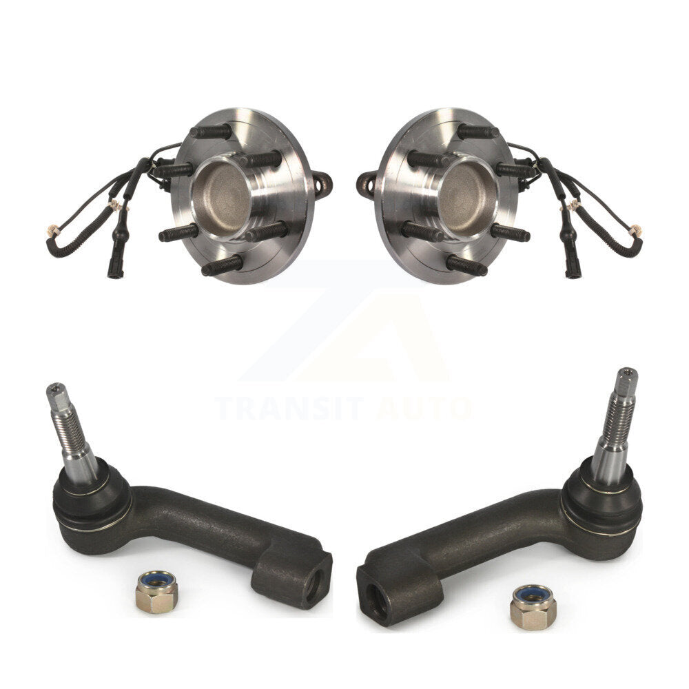 Wheel Bearing & Tie Rod End Front Kit For Ford Expedition Lincoln Navigator RWD