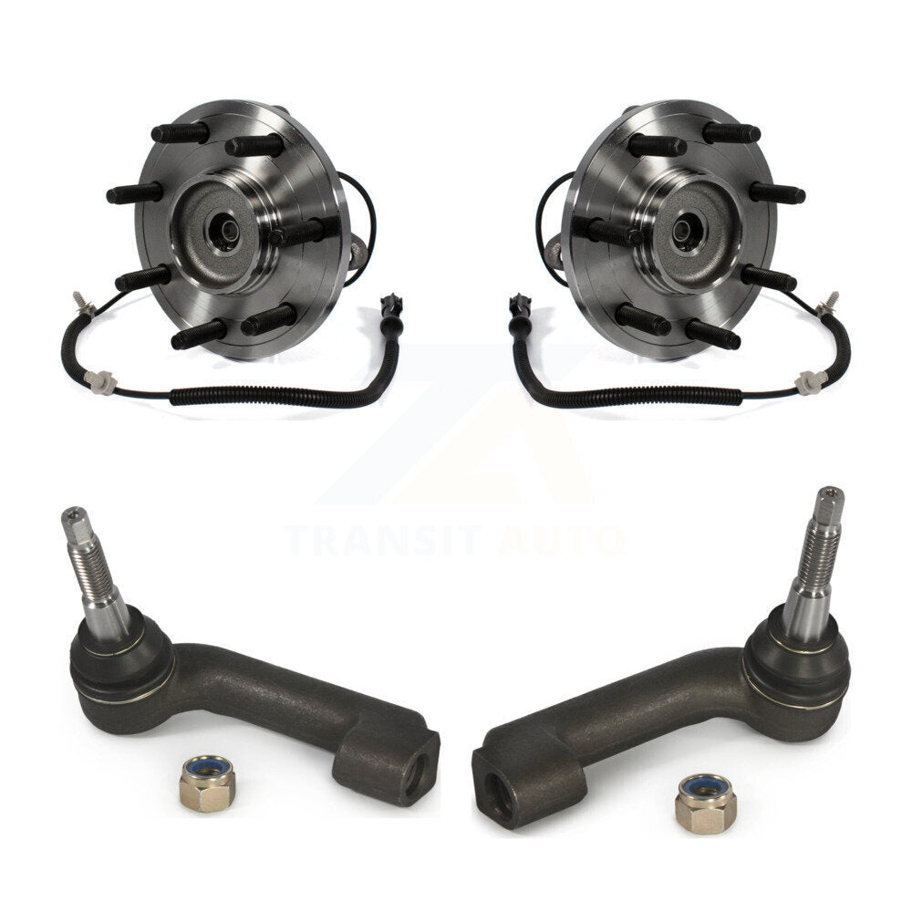 Wheel Bearing And Tie Rod End Front Kit For Ford F-150