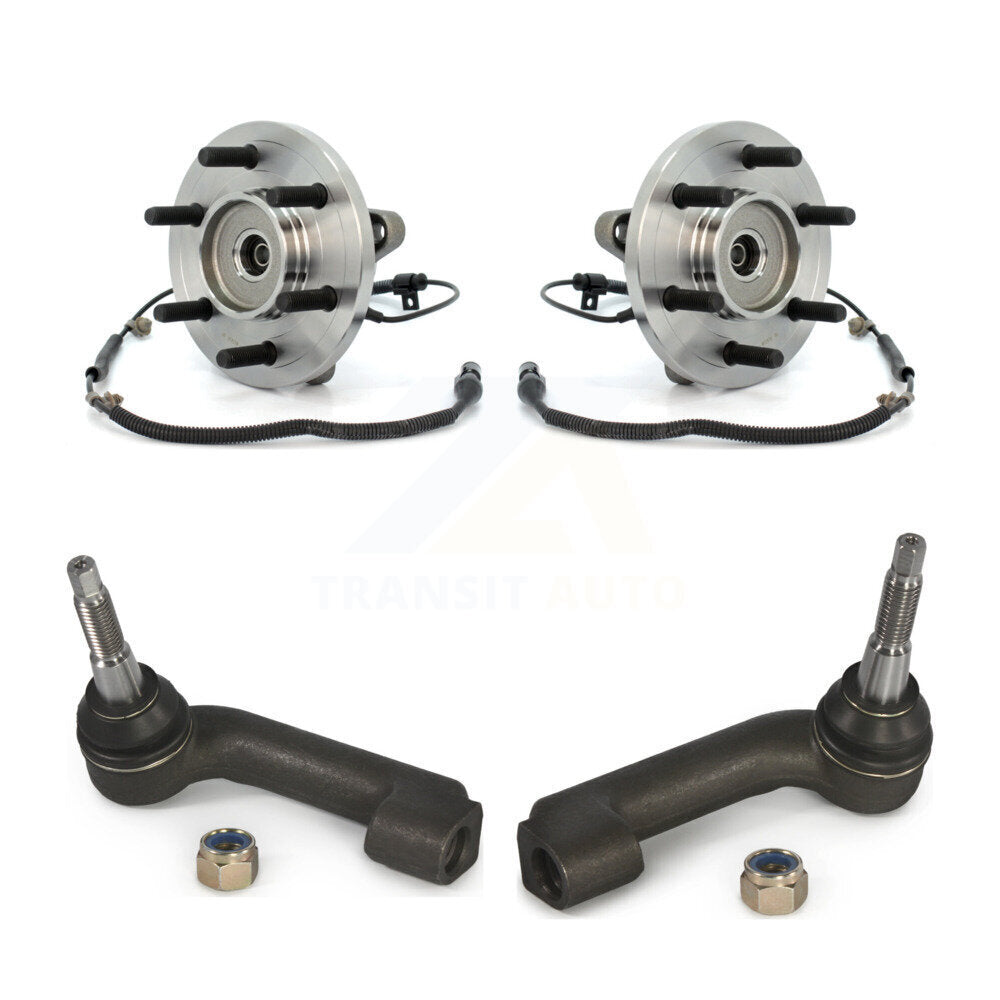 Wheel Bearing And Tie Rod End Front Kit For Ford F-150