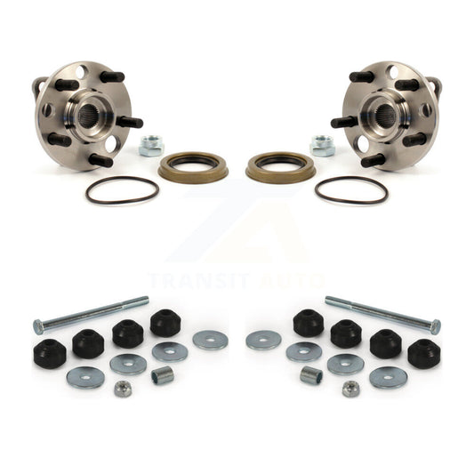 Hub Bearing Assembly And Link Front Kit For Chevrolet Cavalier Pontiac Sunfire