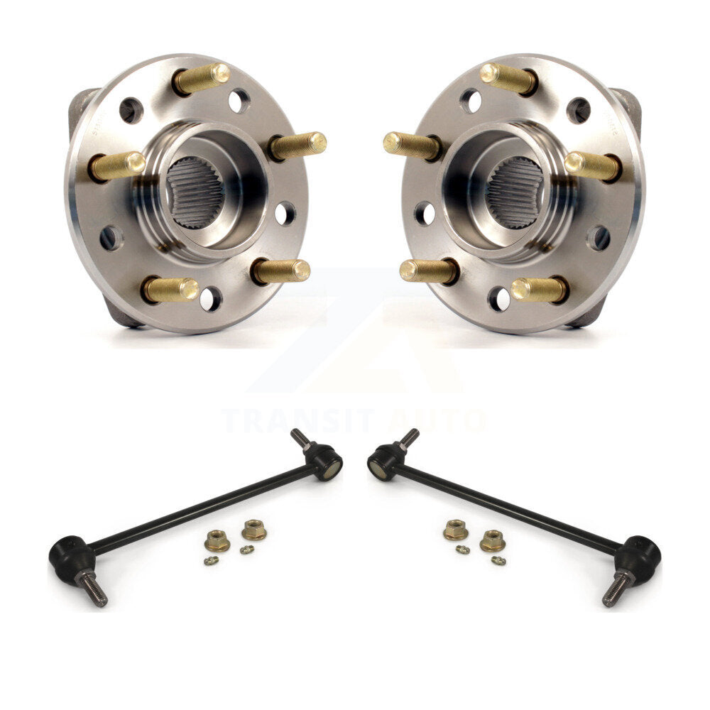 Hub Bearing Assembly & Link Front Kit For Chrysler Intrepid Dodge 300M Concorde
