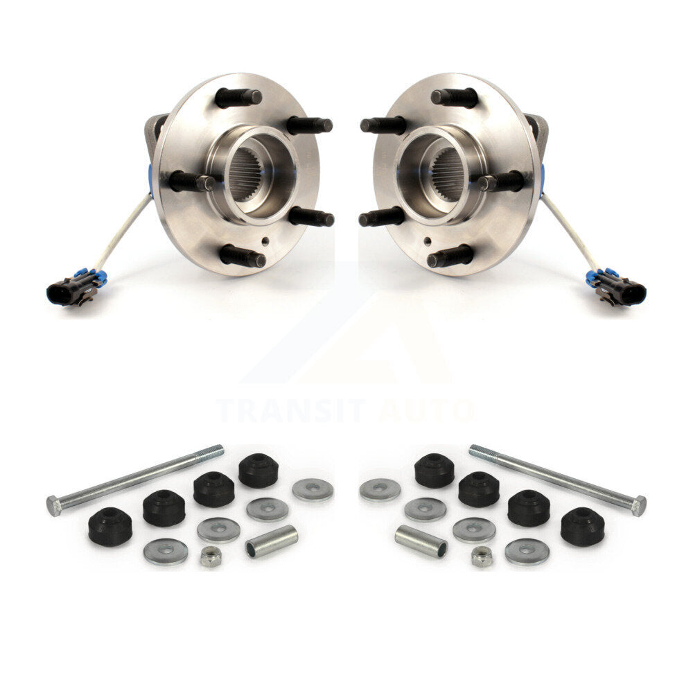Hub Bearing Assembly & Link Front Kit For Buick Lucerne LeSabre Cadillac DeVille