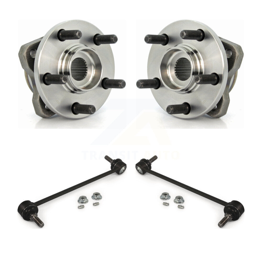 Hub Bearing Assembly & Link Front Kit For Dodge Caravan Grand Plymouth Voyager