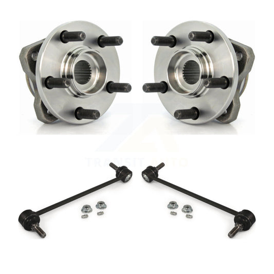 Hub Bearing Assembly & Link Front Kit For Dodge Caravan Grand Plymouth Voyager