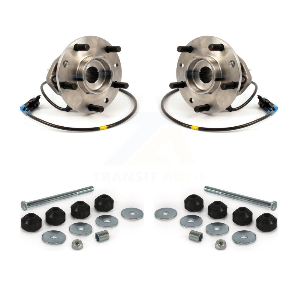 Hub Bearing Assembly & Link Front Kit For Chevrolet GMC Blazer S10 Jimmy Sonoma