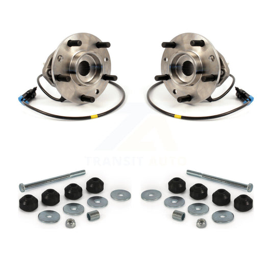 Hub Bearing Assembly & Link Front Kit For Chevrolet GMC Blazer S10 Jimmy Sonoma