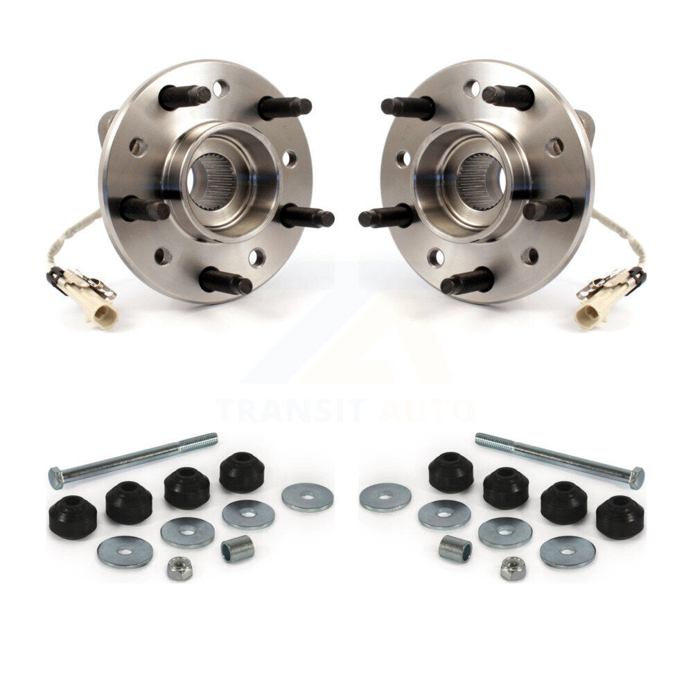Hub Bearing Assembly Link Front Kit For Pontiac Grand Am Chevrolet Malibu Alero