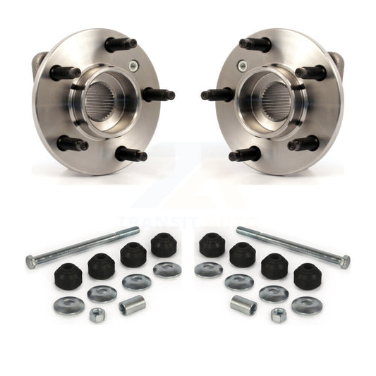Hub Bearing Assembly And Link Front Kit For Chevrolet Impala Pontiac Buick Grand