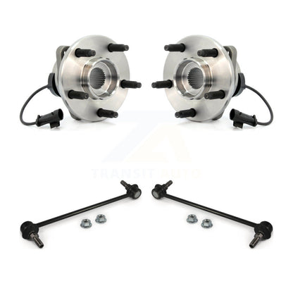 Hub Bearing Assembly & Link Front Kit For Chevrolet Malibu Pontiac G6 HHR Saturn