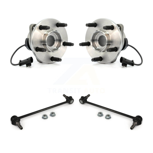Hub Bearing Assembly & Link Front Kit For Chevrolet Malibu Pontiac G6 HHR Saturn