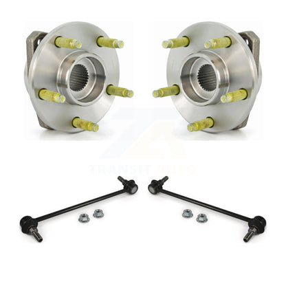 Hub Bearing Assembly And Link Front Kit For Chevrolet Malibu Pontiac G6 Non-ABS