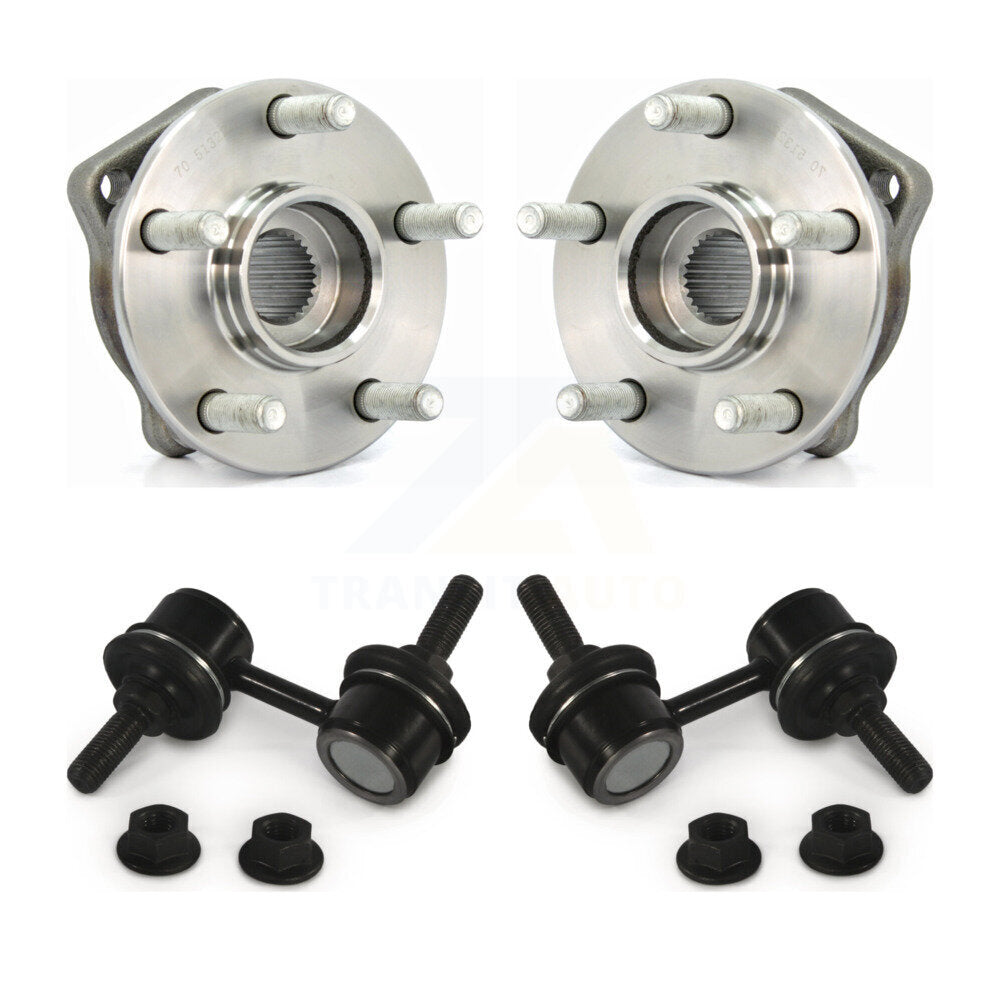 Hub Bearing Assembly & Link Front Kit For Subaru Impreza Forester Outback Legacy