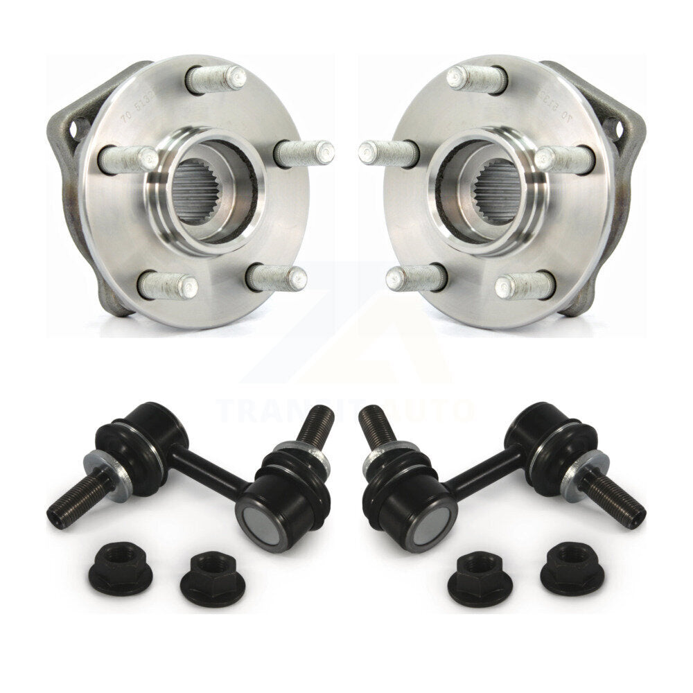 Hub Bearing Assembly And Link Front Kit For Subaru Outback XV Crosstrek Forester