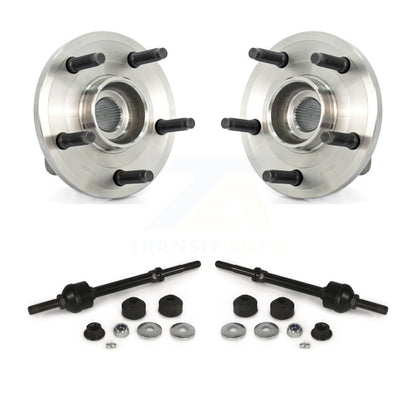 Hub Bearing Assembly And Link Front Kit For Dodge Dakota Mitsubishi Raider