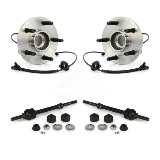 Hub Bearing Assembly And Link Front Kit For Dakota Dodge Ram Mitsubishi Raider