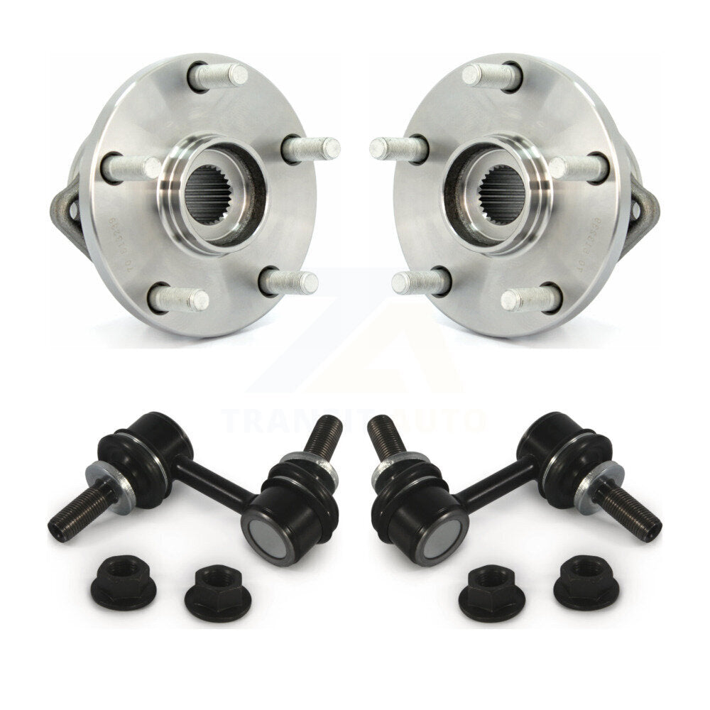 Hub Bearing Assembly And Link Front Kit For 2008-2014 Subaru Tribeca