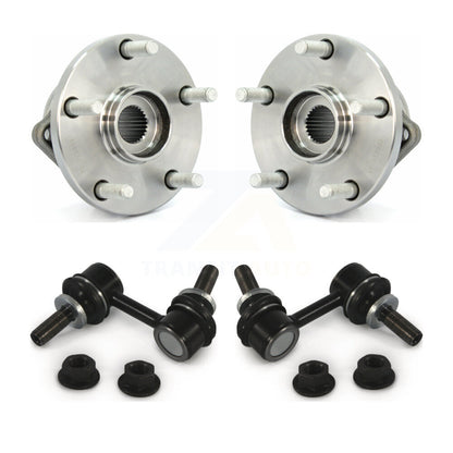 Hub Bearing Assembly And Link Front Kit For 2008-2014 Subaru Tribeca
