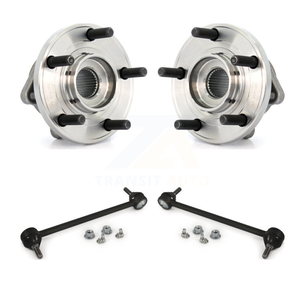 Hub Bearing Assembly And Link Front Kit For Chrysler 200 Dodge Avenger Sebring