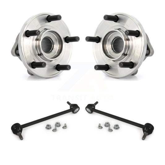 Hub Bearing Assembly And Link Front Kit For Chrysler 200 Dodge Avenger Sebring