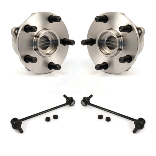 Hub Bearing Assembly And Link Front Kit For 2004-2009 Toyota Prius
