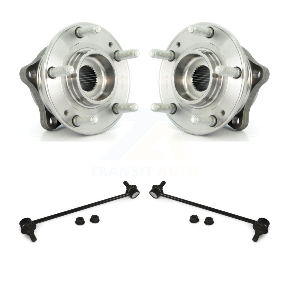 Hub Bearing Assembly & Link Front Kit For Hyundai Santa Fe Sport Kia Sorento XL