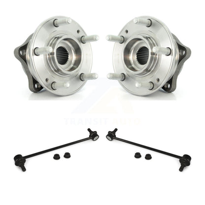 Hub Bearing Assembly & Link Front Kit For Hyundai Santa Fe Sport Kia Sorento XL
