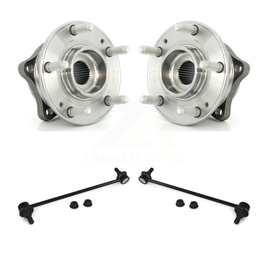 Hub Bearing Assembly & Link Front Kit For Hyundai Santa Fe Sport Kia Sorento XL