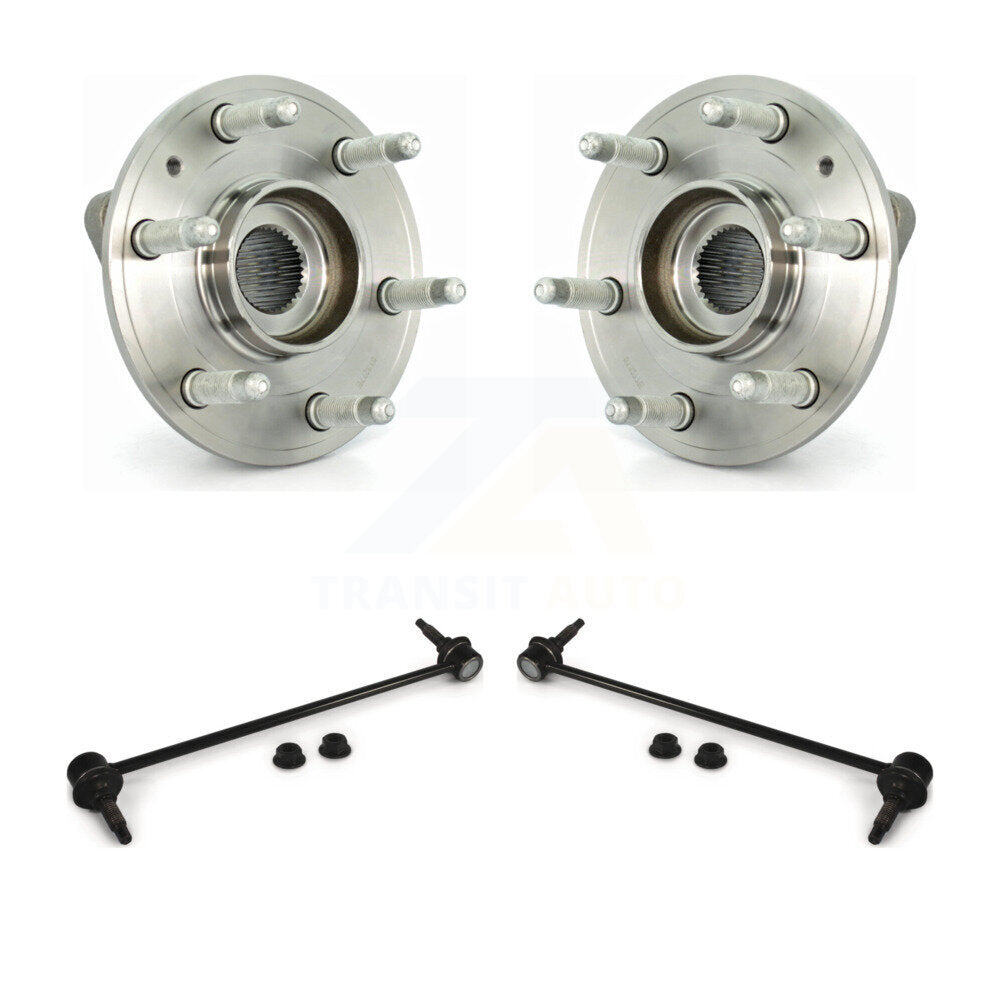 Hub Bearing Assembly And Link Front Kit For GMC Acadia Buick Enclave Chevrolet