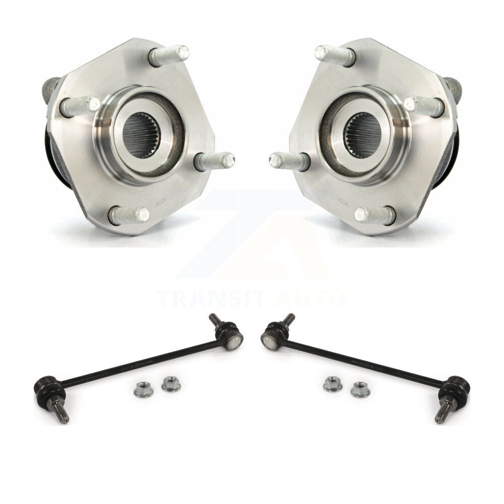 Hub Bearing Assembly And Link Front Kit For 2007-2012 Nissan Sentra 2.0L