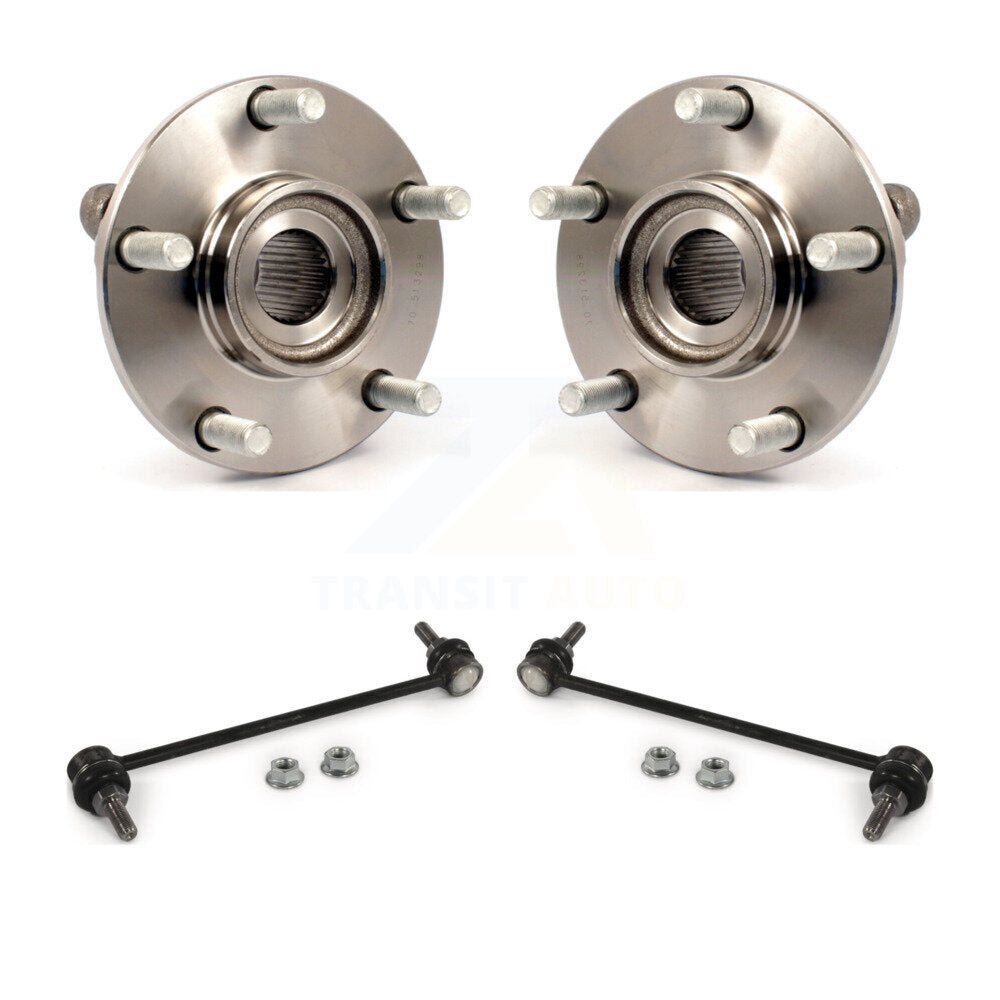 Hub Bearing Assembly And Link Front Kit For 2007-2012 Nissan Sentra 2.5L