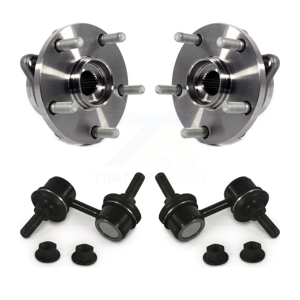 Hub Bearing Assembly And Link Front Kit For Subaru Impreza WRX STI