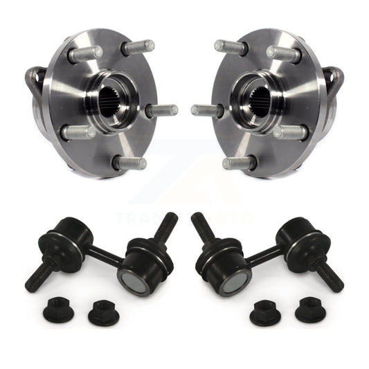 Hub Bearing Assembly And Link Front Kit For Subaru Impreza WRX STI