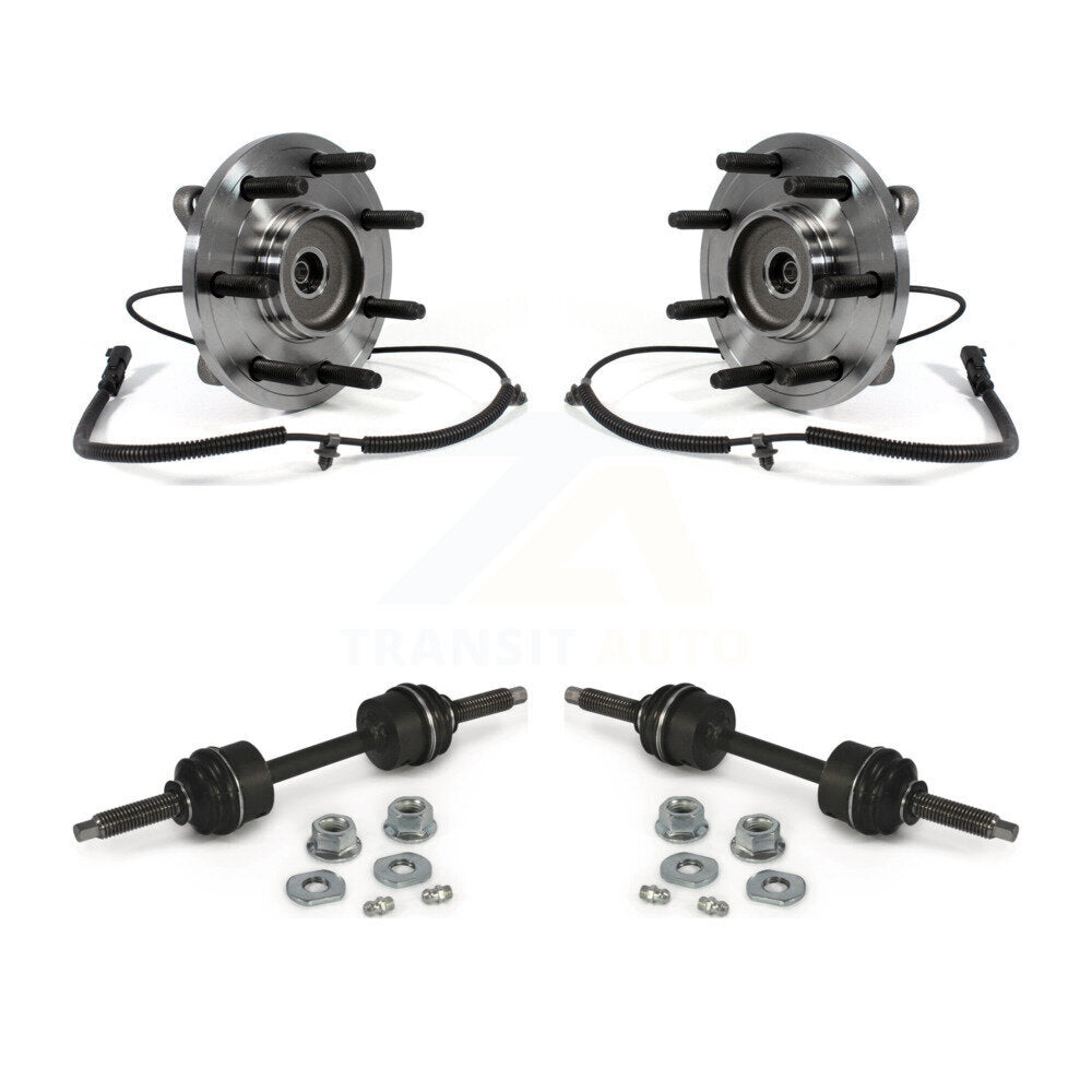Hub Bearing Assembly And Link Front Kit For Ford F-150