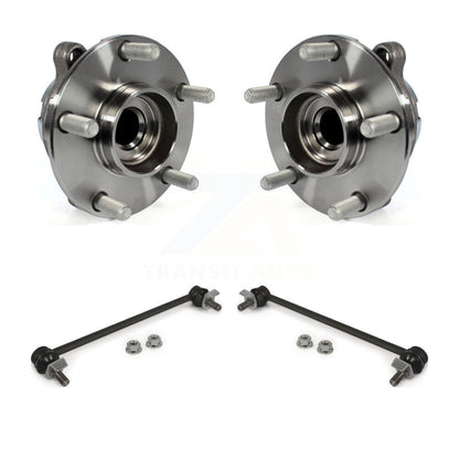 Hub Bearing Assembly And Link Front Kit For 2003-2008 INFINITI FX35 RWD