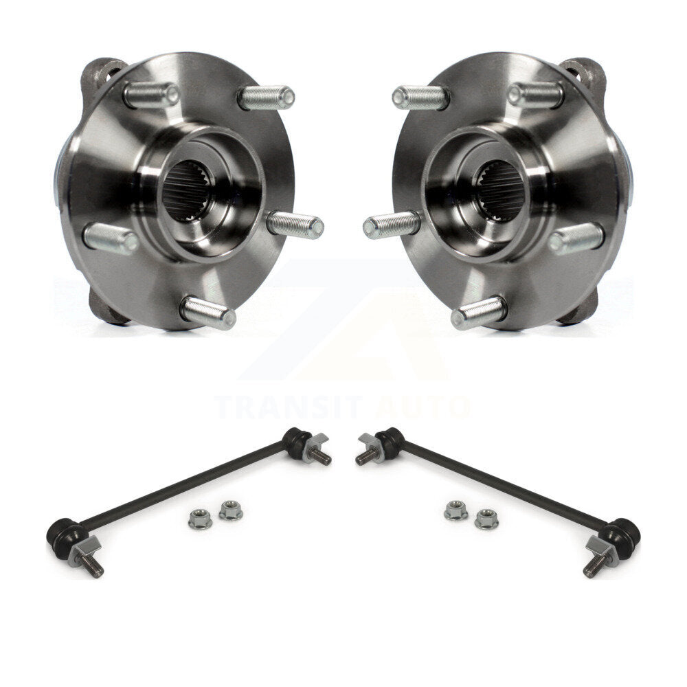 Hub Bearing Assembly And Link Front Kit For 2003-2008 INFINITI FX35 FX45