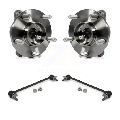 Hub Bearing Assembly And Link Front Kit For 2003-2008 INFINITI FX35 FX45