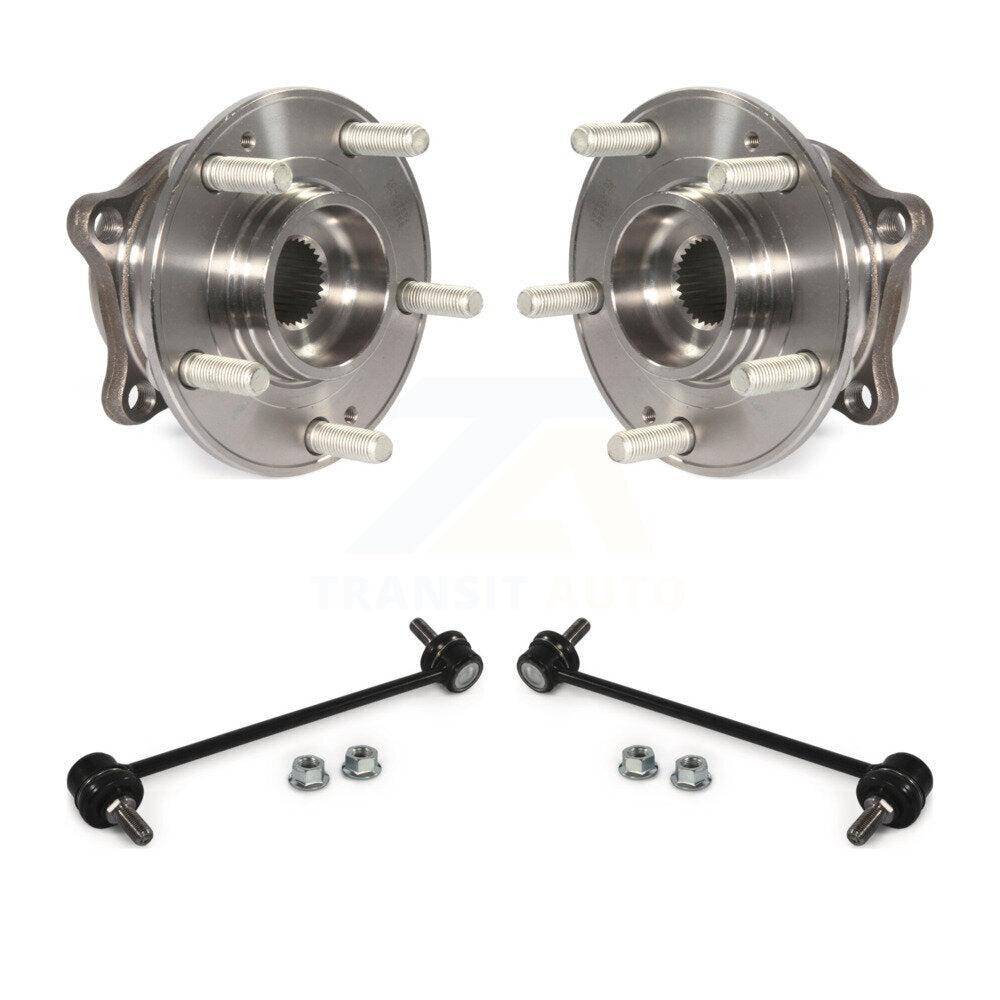 Hub Bearing Assembly And Link Front Kit For Hyundai Sonata Kia Cadenza