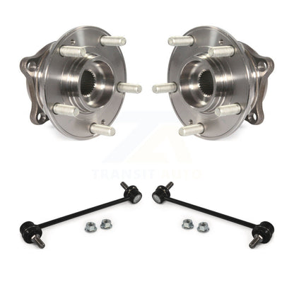 Hub Bearing Assembly And Link Front Kit For Hyundai Sonata Kia Cadenza