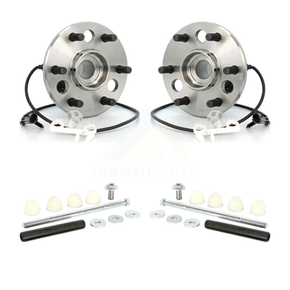 Hub Bearing Assembly & Link Front Kit For K1500 Chevrolet GMC K2500 Tahoe Yukon