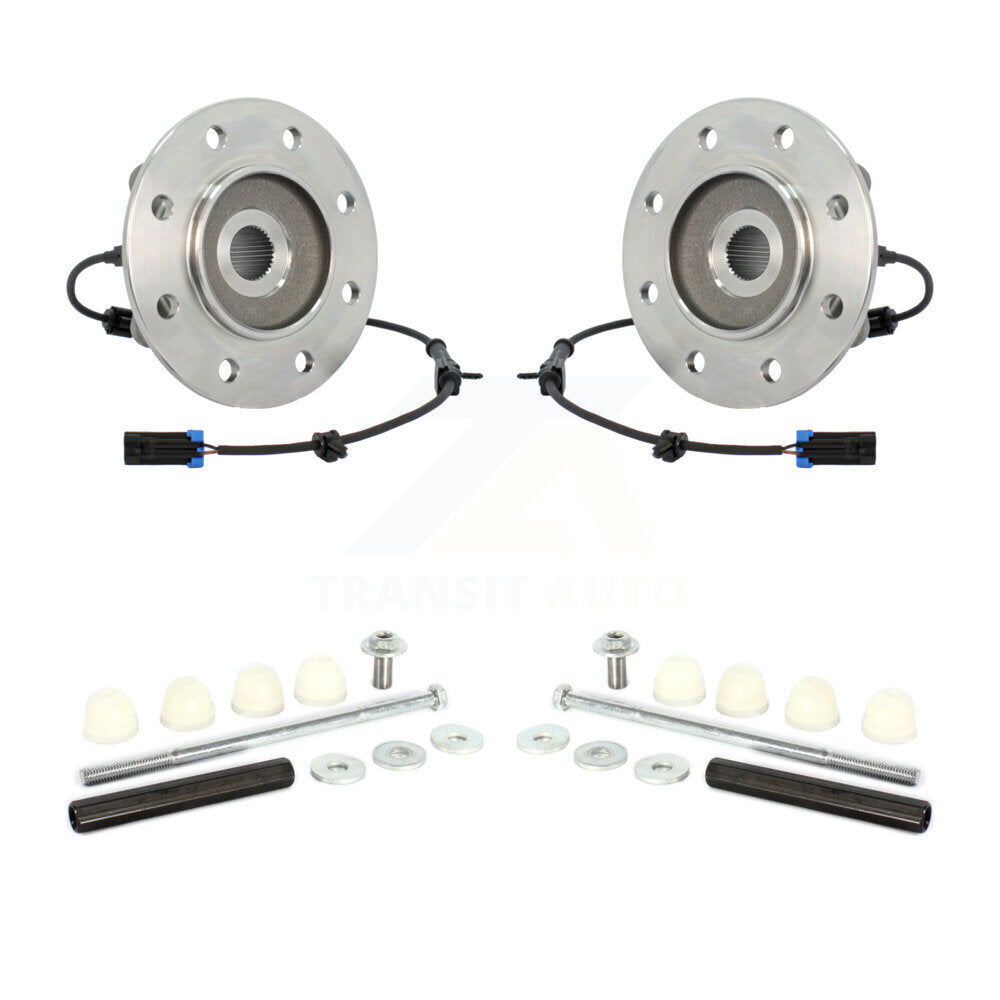 Hub Bearing Assembly & Link Front Kit For Chevrolet GMC K1500 K2500 K3500 Tahoe