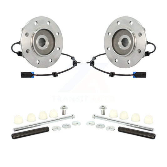 Hub Bearing Assembly & Link Front Kit For Chevrolet GMC K1500 K2500 K3500 Tahoe