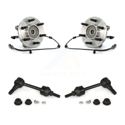 Hub Bearing Assembly & Link Front Kit For 2004 Ford F-150 4WD With 6 Lug Wheels