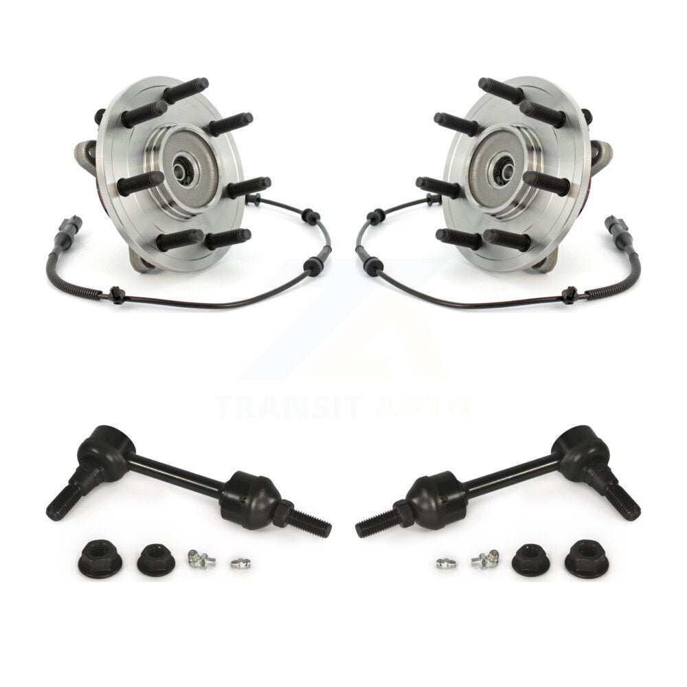 Hub Bearing Assembly & Link Front Kit For 2004 Ford F-150 4WD With 7 Lug Wheels