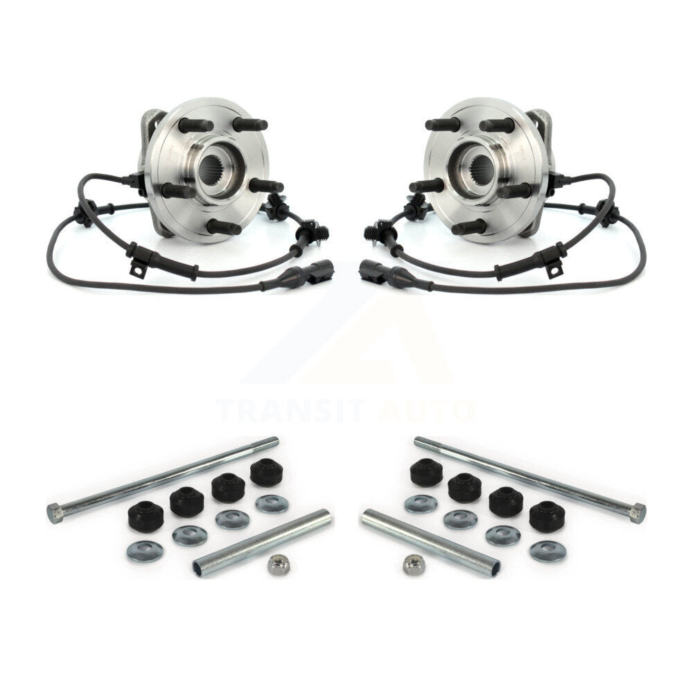 Hub Bearing Assembly & Link Front Kit For Ford Ranger Mazda B4000 Explorer Sport