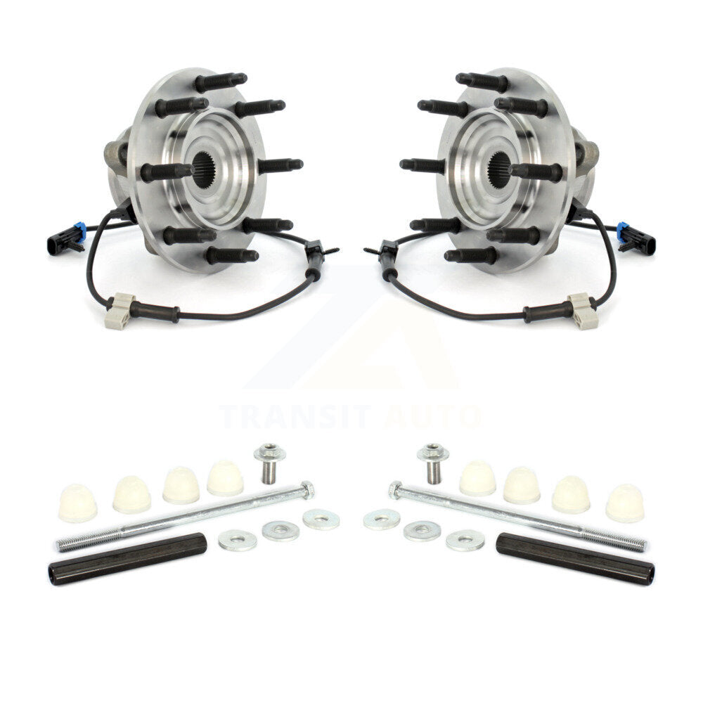 Hub Bearing Assembly Link Front Kit For Chevrolet GMC Silverado 1500 Sierra 2500